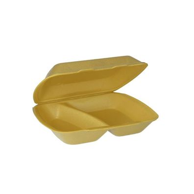 Starpak Menüboxen XPS 2-geteilt 7,5 x 24,3 x 20,8 cm | Schrumpffolie (100 Stück)