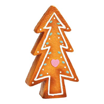 Lebkuchenfigur Tannenbaum aus Ton 20 cm