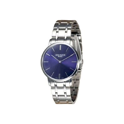 Zeno-Watch - Armbanduhr - Herren - Chrono - Flat Flatline 2 blue - 6600Q-c4M