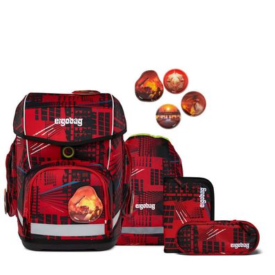 ergobag Cubo Schulranzen Set 5tlg AlarmBärreitschaft, AlarmBärreitschaft, Jungen