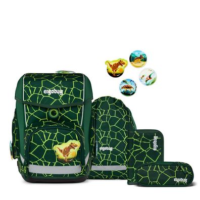 ergobag Cubo Schulrucksack SET 5tlg BärRex, BärRex, Mädchen & Jungen