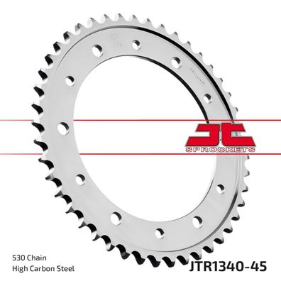 Kettenrad 45 Z?hne sprocket passt an Honda Cb 1000 08-16 Vfr 750 90-97 800 silb