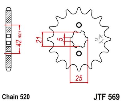 Ritzel 18 Z?hne sprocket passt an Kawasaki Kl Klx Kx Z passt an Yamaha Dt Rd Sr