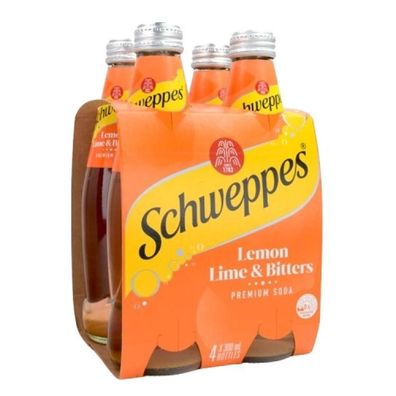 Schweppes Lemon Lime & Bitters - Australian Import 4x300 ml