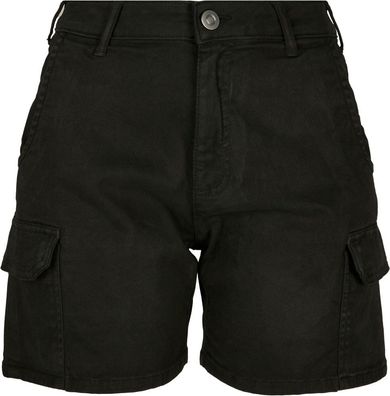 Urban Classics Damen Ladies High Waist Cargo Shorts