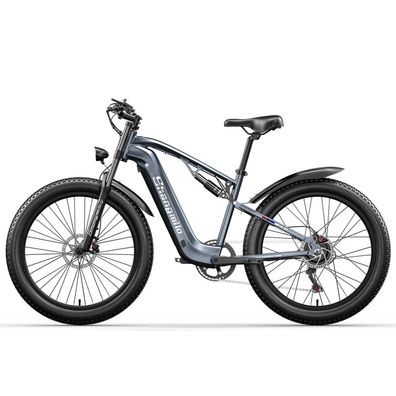 Shengmilo MX05 Unisex Elektrofahrrad Samsung Akku mit großer Kapazität 17,5 Ah Grau