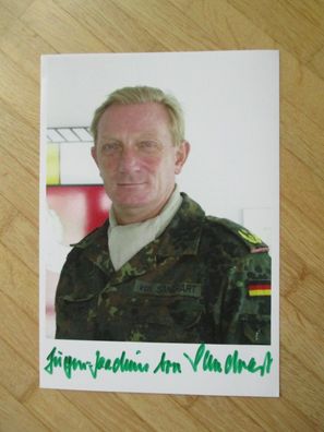 Bundeswehr Generalmajor Heer Jürgen-Joachim von Sandrart - handsigniertes Autogramm!!