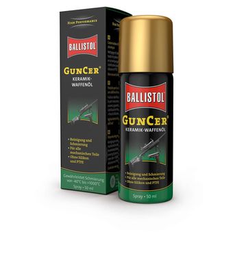 Ballistol ® GunCer 22165 Keramik-Waffenöl, Kriechöl, Waffenpflege, 50 ml Spray