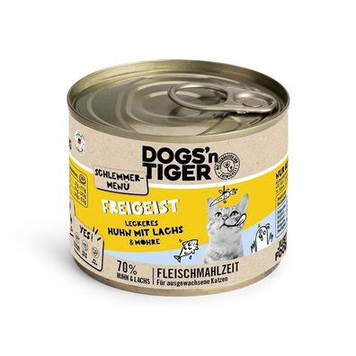 Dogs'n Tiger Katze Freigeist 12 x 200g (16,63€/kg)