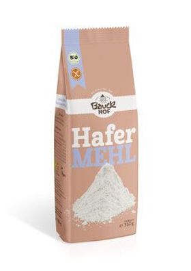 Bauck Mühle 3x Hafermehl Vollkorn glutenfrei Demeter 350g