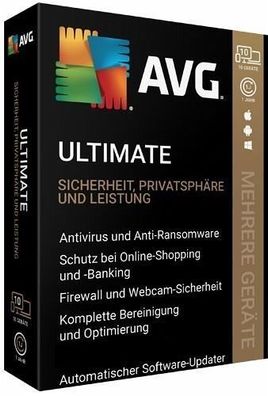 AVG Ultimate 2025, 1 PC, 3 Jahr, Download