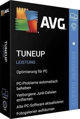 AVG TuneUp 2025, 10 PC, 2 Jahre, Download