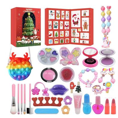 Weihnachts-Blindbox-Spielzeug, 24-Tage-Countdown-Geschenkbox, Make-up-Blindbox