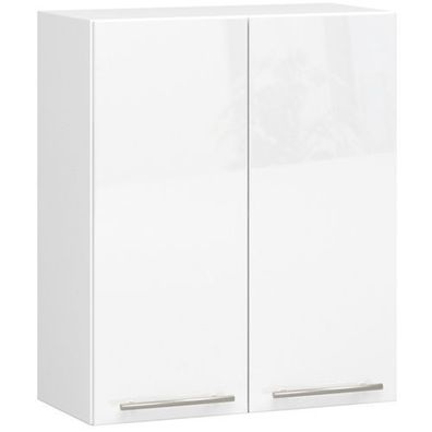 Küchenschrank AKORD OLIWIA W60 Weiß 60 cm Front Weiß Hochglanz B60 x H72 x T30 cm