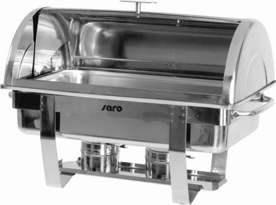 Chafing Dish Mit Rolldeckel 1/1 Gn Modell Dennis, Maße: B 600 X T 355 X H 395