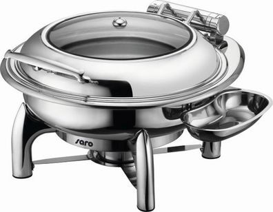 Saro Induktion Chafing Dish Mit Selbstschließendem Deckel, Rund Modell Jessie