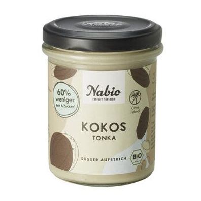 Nabio 6x Nabio Süßer Aufstrich Kokos Tonka 175g