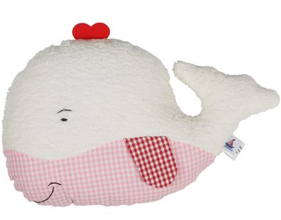 Hansekind Wal rosa Kuschel Plüsch Tier Stoff groß Baby Kinder Kissen 40x24 cm ?