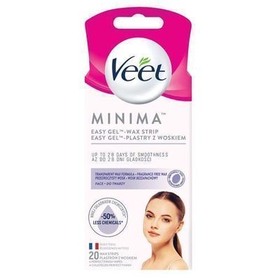 Veet Minima Easy-Gel Gesichtswachsstreifen