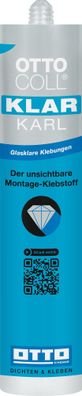 Ottocoll Klarkarl C00-transparent 290ml Basis-Karton, Klebstoff Hybrid-Polymer