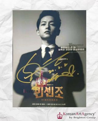 Vicenzo Song Joong Ki Autograph