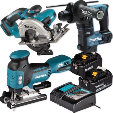 Makita Akku-Combo Set 18V DHR171 DJV181 DSS501