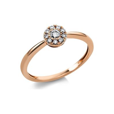 Luna Creation - 1V451R854-1 - Ring - Damen - Rotgold 18K - Diamant - 0.17 ct