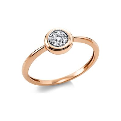 Luna Creation - 1V458R854-1 - Ring - Damen - Rotgold 18K - Diamant - 0.08 ct