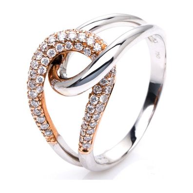 Luna Creation - 1E321WR453-1 - Ring - Damen - Rotgold 14K - Diamant - 0.7 ct