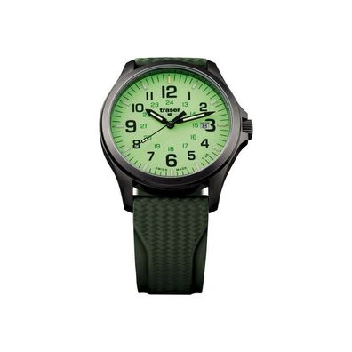 Traser H3 - 107424 - Armbanduhr - Herren - Quarz - P67 Officer Pro GunMetal Lime