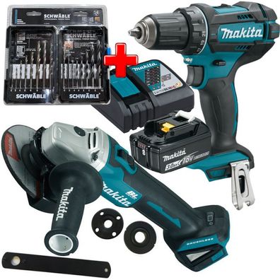 Makita Akku-Combo Set 18V DGA504 DDF482