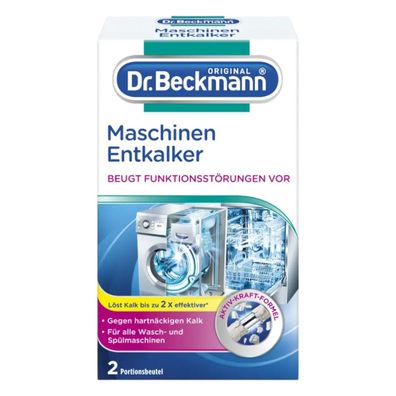 DR. Beckmann Maschinen Entkalker Portionsbeutel 2x50g