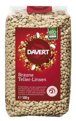 Davert Braune Teller-Linsen 500g 500g