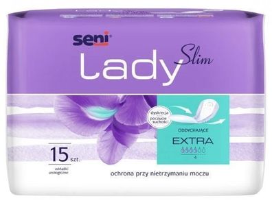 Seni Lady Slim Extra Inkontinenzeinlagen, 15 Stk