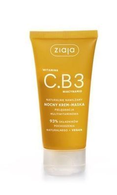 Ziaja Vitamin C. B3 Niacinamid Nachtcreme-Maske, 50ml