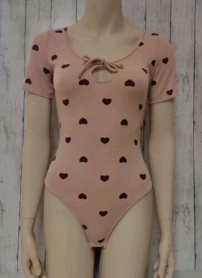 Damen Body Kurzarm Rosa CUPSHE Größe S 38