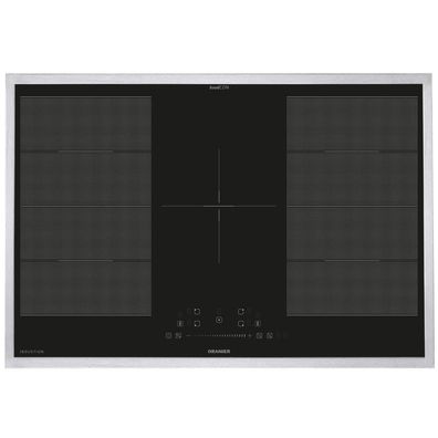 Oranier Induktionskochfeld 80cm FLI580 Flächen-Induktion Slider Edelstahl-Rahmen