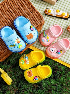 Kinder Sommer Cartoon Garten Strand Hausschuhe Outdoor Clogs Gr. 24; 25,27;29