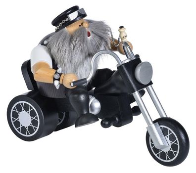 Räuchermann Biker Easy Rider BxTxH= 12x26x15cm NEU Rauchen Rauchfigur Rauchmann