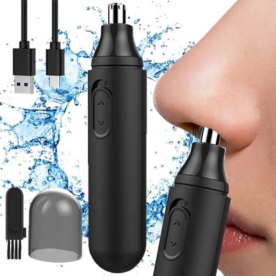 USB Rechargeable Nose Hair Trimmer Nose Hair Trimmer Ear Hair Trimmer IPX7 Waterproof