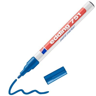 edding 751 Lackmarker blau