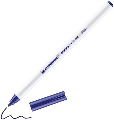 edding 4600 Textilstift blau