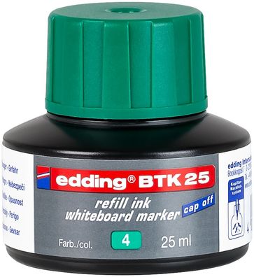 edding BTK 25 Whiteboardmarker Nachfülltinte grün 25 ml