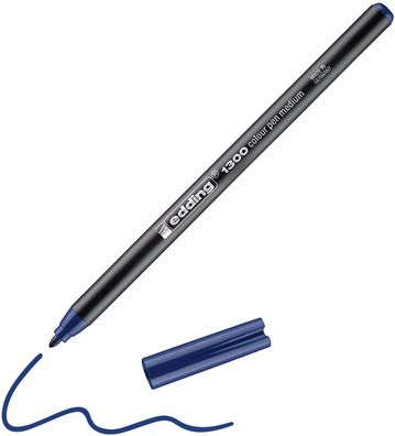 edding 1300 Fasermaler stahlblau