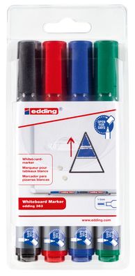 edding 363 Whiteboardmarker sortiert (4er Set)