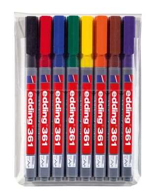 edding 361 Whiteboardmarker sortiert (8er Set)