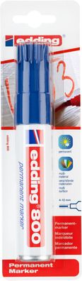 edding 800 Permanentmarker blau (1er Blister)