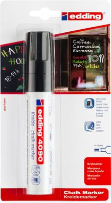 edding 4090 Kreidemarker schwarz (1er Blister)