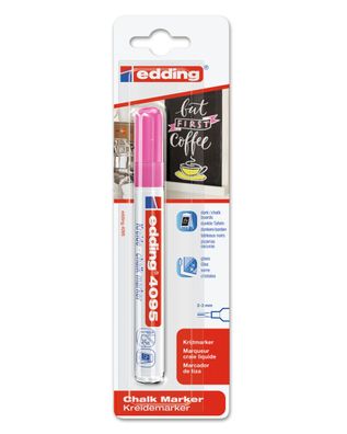 edding 4095 Kreidemarker neonrosa (1er Blister)