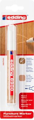 edding 8900 Möbelmarker erle mittel (1er Blister)